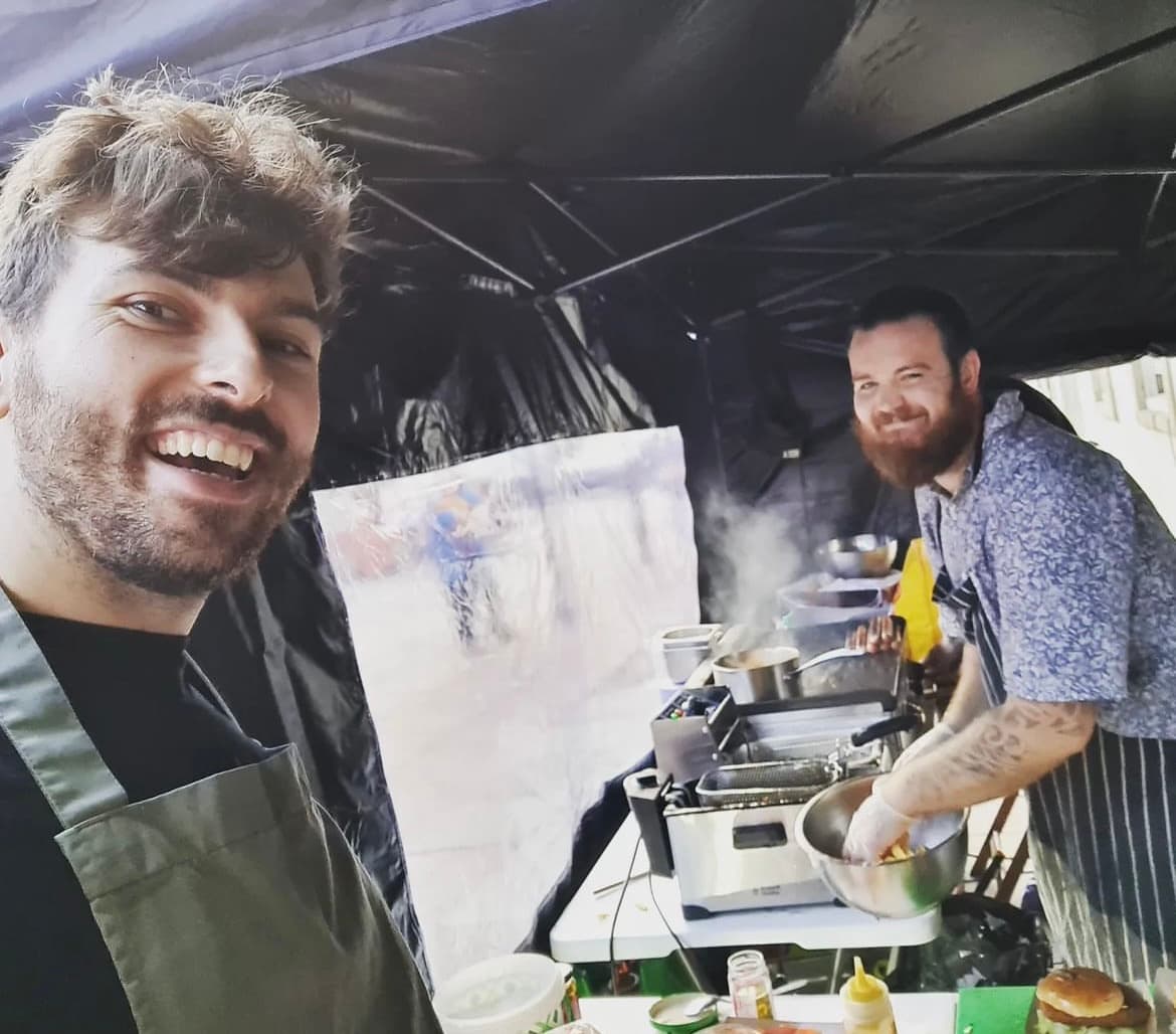Chubby Vegans founders Tom and James