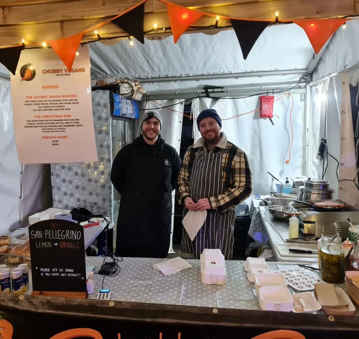 Chubby Vegans founders Tom and James