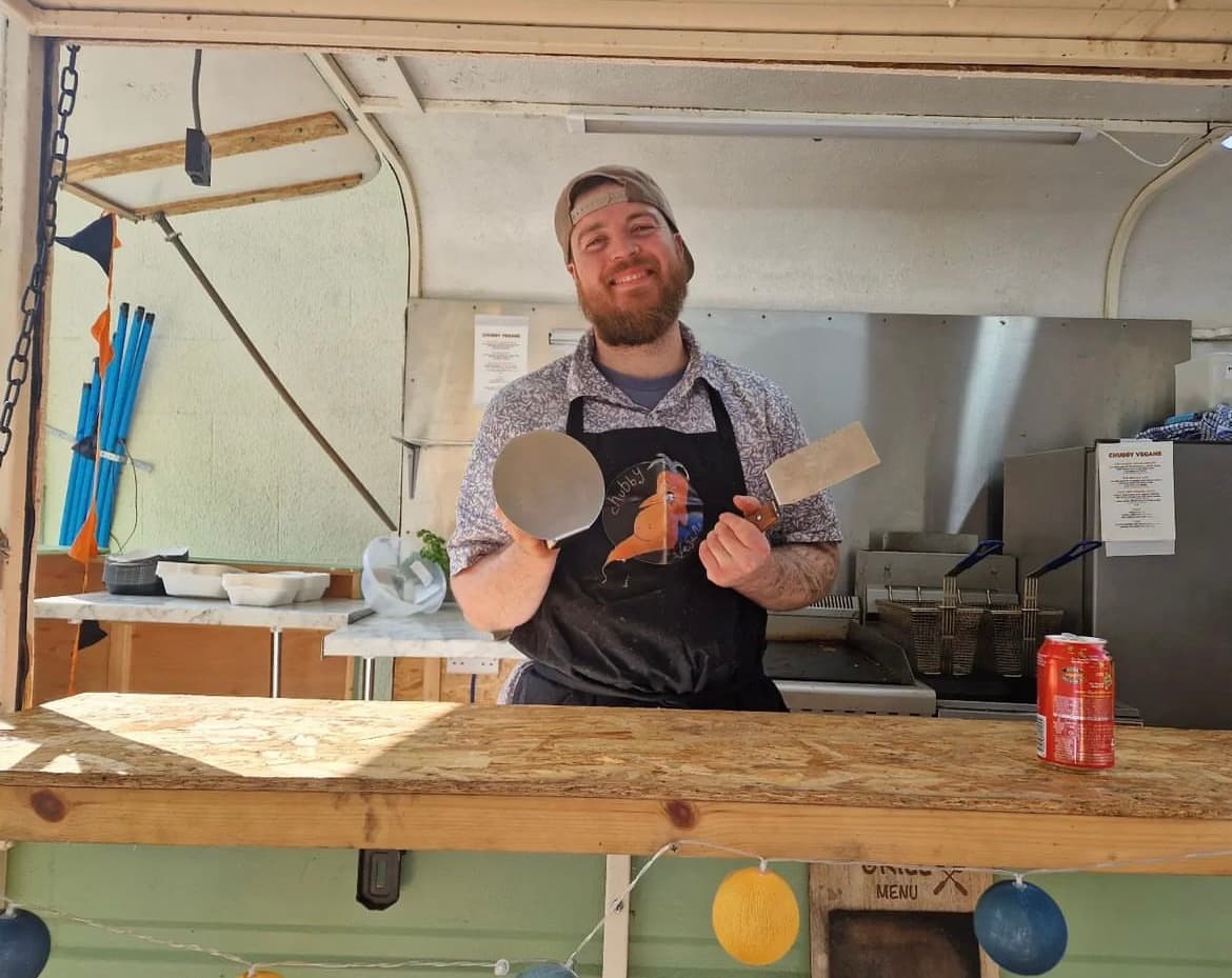 Chubby Vegans founders Tom and James